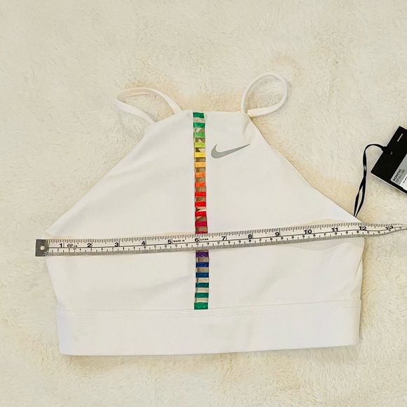 NIKE Women's Dri-FIT Indy Rainbow Ladder Crossback Light Support Sports Bra - Picture 6 of 6